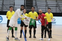أخضر الصالات يفوز أمام مصر في بطولة NSDF الدولية 