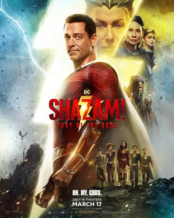 الملصق الدعائي لفيلم Shazam 2