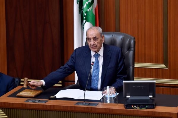 نبيه بري في جلسة سابقة للبرلمان اللبناني فشلت باختيار رئيس - أ ب أ