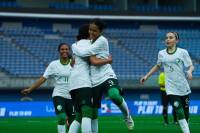 أخضر الناشئات لكرة القدم يفوز بثلاثية أمام الكويت وديًا