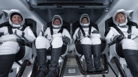 رواد فضاء الأربعة عادوا بعد مهمة علمية استغرقت 5 أشهر في محطة الفضاء الدولية - حساب NASA على تويتر