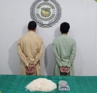 القبض على مقيمين باكستانيين بحوزتهما 3.35 كيلوجرام من «الشبو»