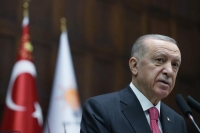  أردوغان يلقي كلمة في اجتماع المجموعة البرلمانية للحزب في الجمعية الوطنية الكبرى لتركيا - د ب أ 