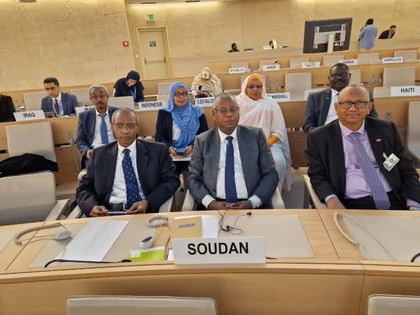 وزير العدل السوداني في جلسة حقوق الإنسان في جنيف - اليوم