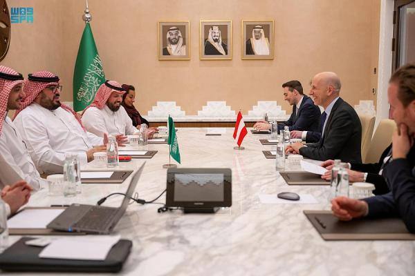 مباحثات سعودية - نمساوية لتعزيز التعاون بين البلدين