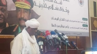 عضو مجلس السيادة السوداني في خطاب بإحدى الفعاليات السياسية - اليوم