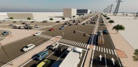 مشروع تطوير وتأهيل طريق الجنادرية بـ21 مدخلًا - حساب عداد مشاريع الرياض على تويتر