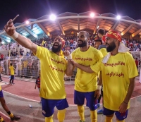 فريق الخليج يحتفل بالتأهل التاريخي