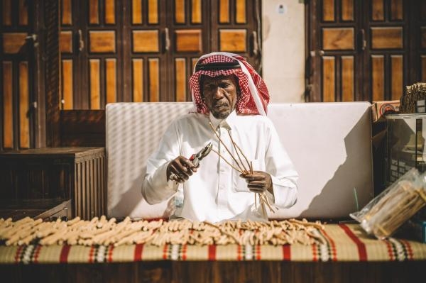 أقدم بائعي السواك، حسين عبد الله العبدلي