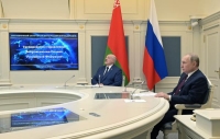  الرئيس الروسي فلاديمير بوتين، ونظيره البيلاروسي ألكسندر لوكاشينكو - رويترز