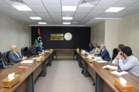 لجنة اعداد القوانين الانتحابية في اجتماعها بمجلس الدولة الليبي - اليوم