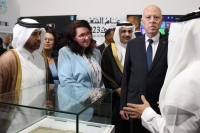 الرئيس التونسي يزور جناح المملكة في معرض تونس للكتاب