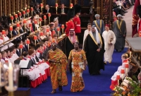 صاحب السمو الملكي، الأمير تركي بن محمد بن فهد بن عبد العزيز، يشارك في مراسم تتويج الملك تشارلز - اليوم