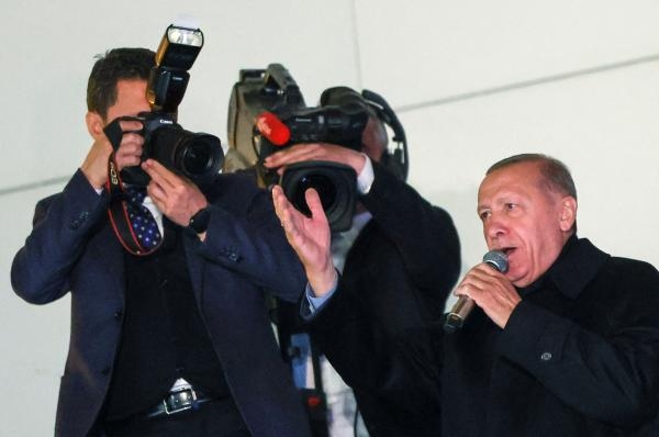 رجب طيب أردوغان في خطاب للناخبين - رويترز