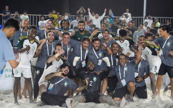 السعودية تواجه فلسطين اليوم في ربع نهائي كأس العرب لكرة القدم الشاطئية