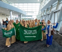 مشاركة طلاب السعودية في معرض آيسف 22 - حساب موهبة على تويتر
