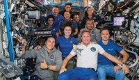 مجموعة من الرواد داخل محطة الفضاء الدولية- ناسا