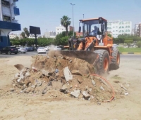 بالصور.. رفع 236 ألف طن من النفايات بشوارع الطائف