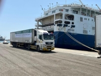 50 طنًا.. أولى طلائع الجسر البحري الإغاثي السعودي تغادر إلى السودان