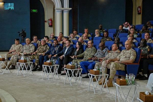 المؤتمر الصحفي عُقد في نادي ضباط القوات المسلحة بالرياض - واس