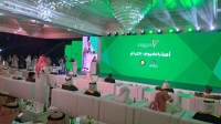 الأمير عبدالعزيز بن سلمان خلال كلمته في حفل بدء تنفيذ مشروع الربط الكهربائي الخليجي مع العراق - اليوم