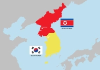 كوريا الجنوبية وجارتها الشمالية- مشاع إبداعي
