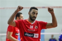 أحمد سعيد لاعب الأهلي للكرة الطائرة