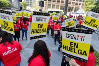 إضراب عمال فندق إنتركونتيننتال لوس آنجلوس - رويترز
