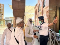 المعسكر الكشفي لخدمة زوار المسجد النبوي الشريف بالمدينة المنورة يواصل أعماله - اليوم