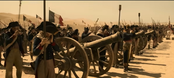 صورة من الفيديو الترويجي لفيلم نابليون 