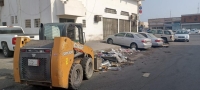 البلدية تواصل أعمال نظافة في حي الخضرية - اليوم