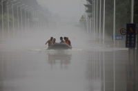 مياه الأمطار تُغرق شمال شرق الصين بعد الإعصار دوكسوري