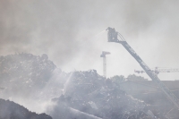 حريق نشب في 4 صوامع للحبوب في فرنسا- د ب أ