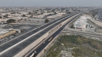 افتتاح الحركة المرورية جزئيا أعلى جسر تقاطع مدخل النابية مع طريق أبو حدرية السريع في الاتجاهين- اليوم