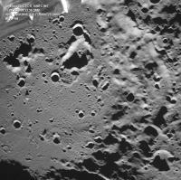 صورة مأخوذة من كاميرا مركبة الهبوط على سطح القمر 