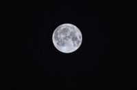 القمر من كورنيش الدمام - أرشيفية اليوم تصوير: طارق الشمر