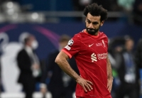 محمد صلاح خلال مباراة نهائي دوري أبطال أوروبا 2022 - رويترز