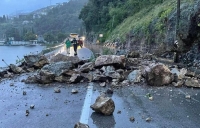 انهيارات أرضية في المنطقة الجبلية بالقرب من الحدود الفرنسية الإيطالية - italy24 press