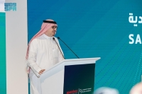 نائب محافظ البنك المركزي السعودي للرقابة والتقنية خلال حفل افتتاح 