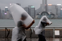  إعصار ساولا الفائق في هونج كونج - رويترز 