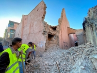 جانب من مشاهد الدمار في المغرب جراء الزلزال - رويترز