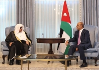 رئيس مجلس الشورى خلال لقائه مع رئيس وزراء الأردن- مجلس الشورى