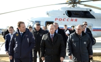 بوتين وصل إلى قاعدة فوستوشني الفضائية صباح الأربعاء - وكالات