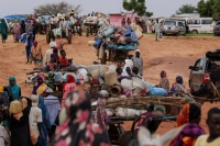 عمليات النزوح من السودان - رويترز