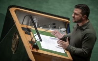 زيلينسكي يلقي كلمته أمام الجمعية العامة للأمم المتحدة - د ب أ