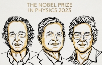 منح جائزة نوبل إلى بيير أجوستيني وفيرينك كراوسز وآن لويليه- نوبل (إكس)