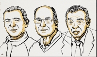 من مونجي باوندي ولويس بروس وأليكسي إيكيموف جائزة نوبل للكيمياء - حساب نوبل (إكس)