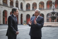 الرئيس المكسيكي يتحدث مع وزير الخارجية الأمريكي - رويترز
