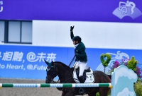 عبدالله الشربتلي يتوج بذهبية الفروسية في دورة الألعاب الآسيوية