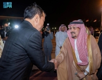أمير الرياض يستقبل الرئيس الإندونيسي - واس